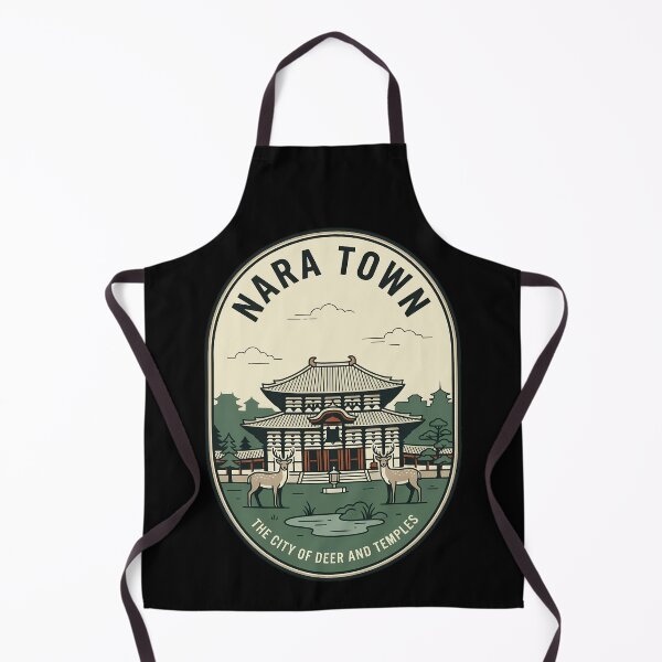 Item preview, Nara Japan Vintage Travel Emblem Deer Temple designed and sold by k3rstman1.