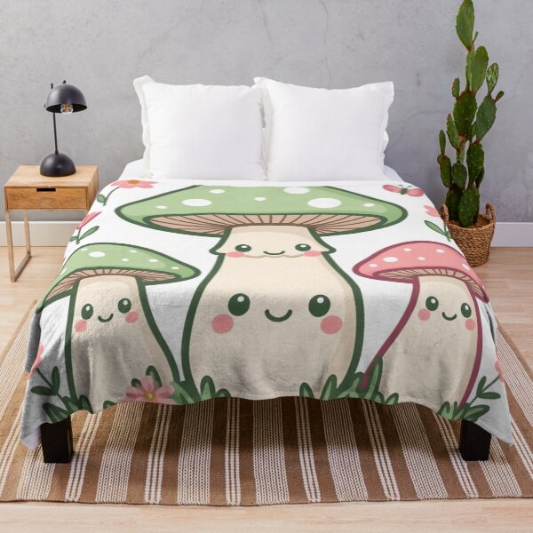 Item preview, Cute Kawaii Mushroom Cottagecore Forest Sticker` designed and sold by Xenovita.