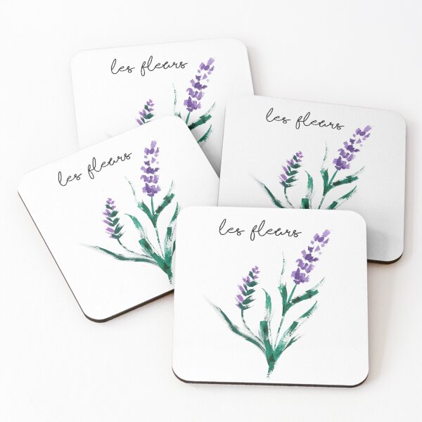Item preview, Simple painting gouache Les fleurs 02 Lavender designed and sold by Anbe_design.
