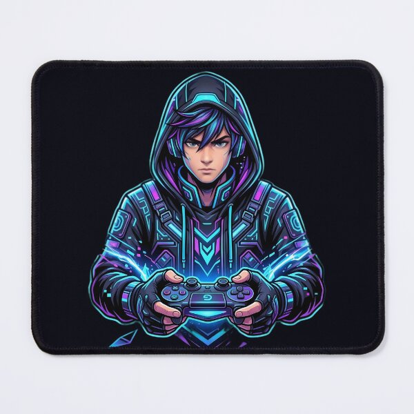 Item preview, Cyber Gamer Hoodie | Neon Gaming Controller Art | Futuristic Esports Player Design designed and sold by Bhaskar Digital Art.