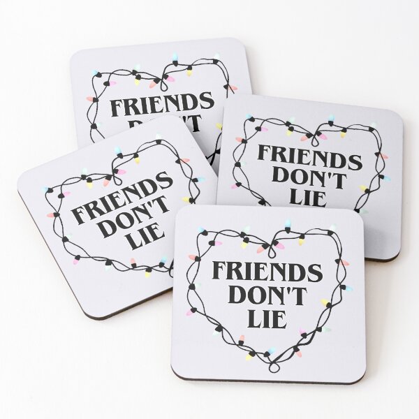 Item preview, Doodle Friends Don't Lie designed and sold by Izaa-aart.