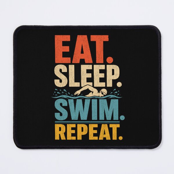 Item preview, Eat Sleep Swim Repeat designed and sold by aipolohu.
