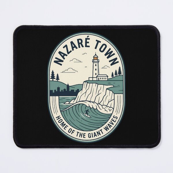 Item preview, Nazaré Town Surf Vintage Travel Emblem designed and sold by k3rstman1.