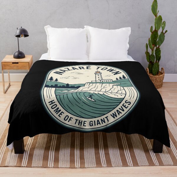 Item preview, Nazaré Town Surf Vintage Travel Emblem designed and sold by k3rstman1.