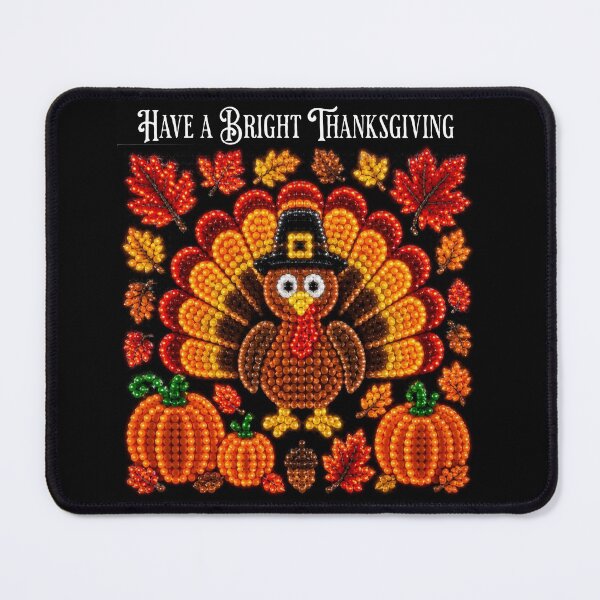 Item preview, Bright Thanksgiving Turkey designed and sold by WJ Cozy Creations.