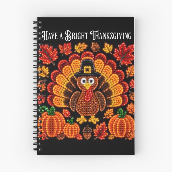 Item preview, Bright Thanksgiving Turkey designed and sold by WJ Cozy Creations.