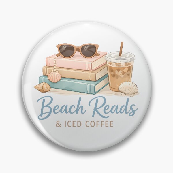 Item preview, Beach Reads & Iced Coffee Summer Reading Club Cozy Coastal Book Lover Gift  designed and sold by Artycom.