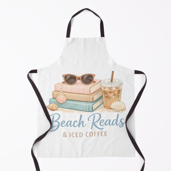 Item preview, Beach Reads & Iced Coffee Summer Reading Club Cozy Coastal Book Lover Gift designed and sold by Artycom.