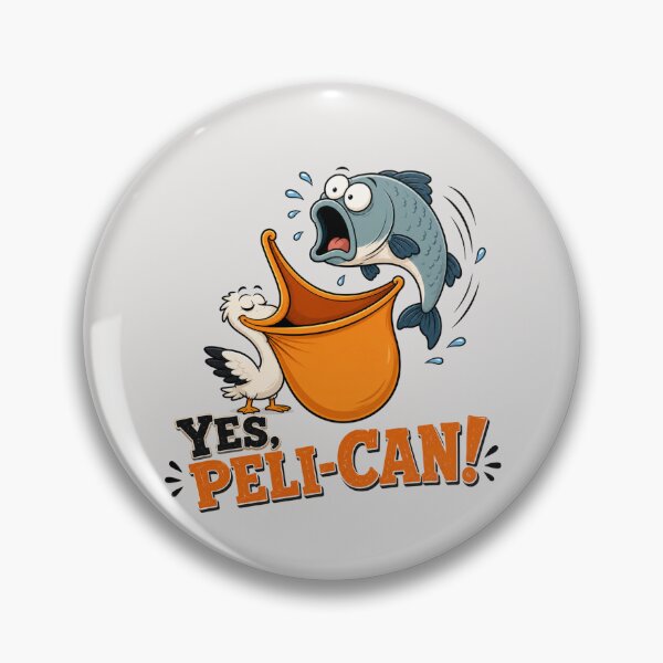 Item preview, Yes, Peli-CAN! Funny Pelican Fishing Pun T-Shirt | Cute Bird Dad Joke Gift designed and sold by RokaWorld.