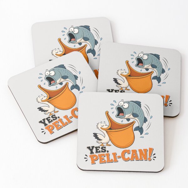 Item preview, Yes, Peli-CAN! Funny Pelican Fishing Pun T-Shirt | Cute Bird Dad Joke Gift designed and sold by RokaWorld.