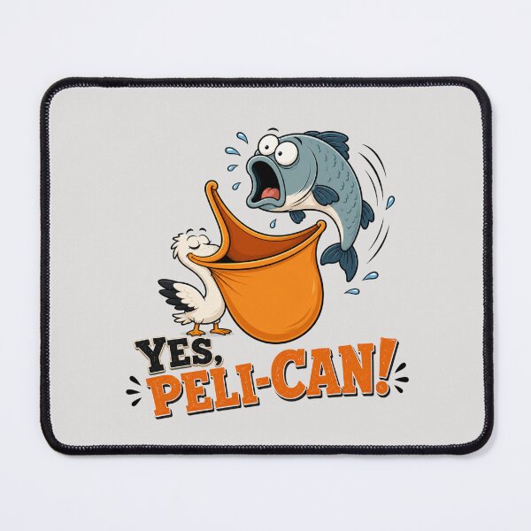 Item preview, Yes, Peli-CAN! Funny Pelican Fishing Pun T-Shirt | Cute Bird Dad Joke Gift designed and sold by RokaWorld.