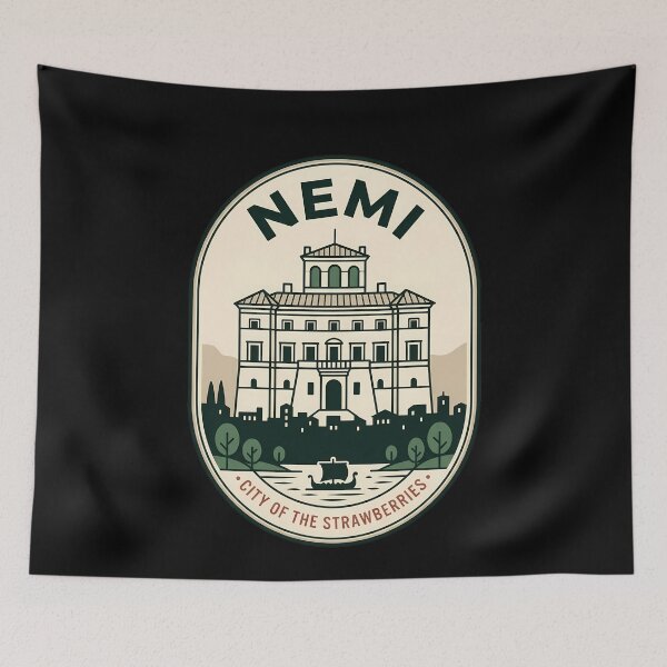 Item preview, Vintage Travel Emblem Nemi Italy Strawberry City designed and sold by k3rstman1.