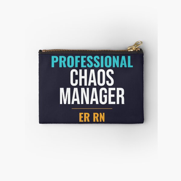 Item preview, Professional Chaos Manager ER RN Funny Emergency Nurse Gift designed and sold by RidgelinePress.