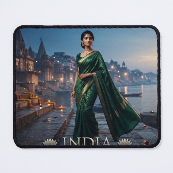 Item preview, Iconic Sari Dress ~ India ~ THE HERITAGE COLLECTION designed and sold by globetrottergfx.