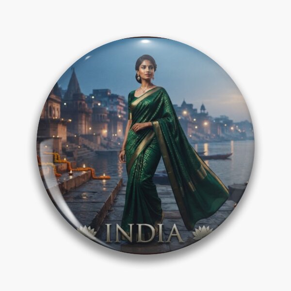 Item preview, Iconic Sari Dress ~ India ~ THE HERITAGE COLLECTION designed and sold by globetrottergfx.