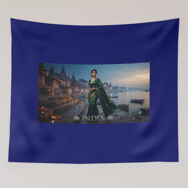 Item preview, Iconic Sari Dress ~ India ~ THE HERITAGE COLLECTION designed and sold by globetrottergfx.