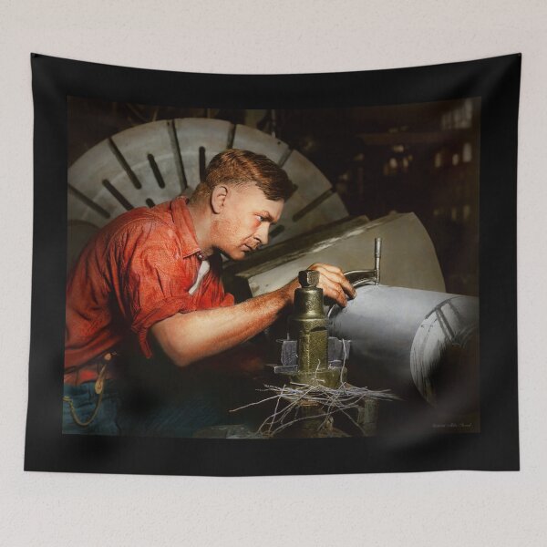 Item preview, Machinist - Lathe - Chasing the Thousandth 1920 designed and sold by Mike Savad Photography.