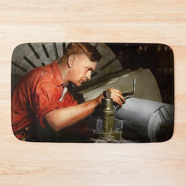 Item preview, Machinist - Lathe - Chasing the Thousandth 1920 designed and sold by Mike Savad Photography.