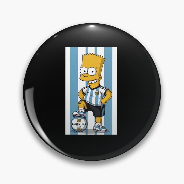 Item preview, Bart Football Star Argentina National  designed and sold by Klamonett.