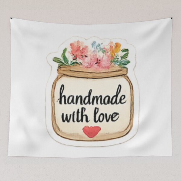 Item preview, Handmade with Love - Floral Wreath Vase Label Vase / Floral Wreath designed and sold by sadedream.