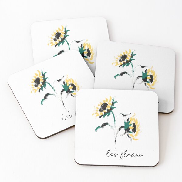 Item preview, Simple painting gouache Les fleurs 01 Sunflowers designed and sold by Anbe_design.
