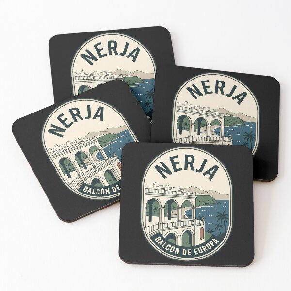 Item preview, Nerja Balcón de Europa Vintage Travel Emblem designed and sold by k3rstman1.