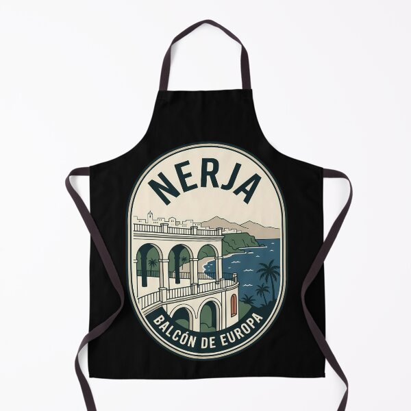Artikelvorschau, Nerja Balcón de Europa Vintage Reiseemblem entworfen und verkauft von k3rstman1.