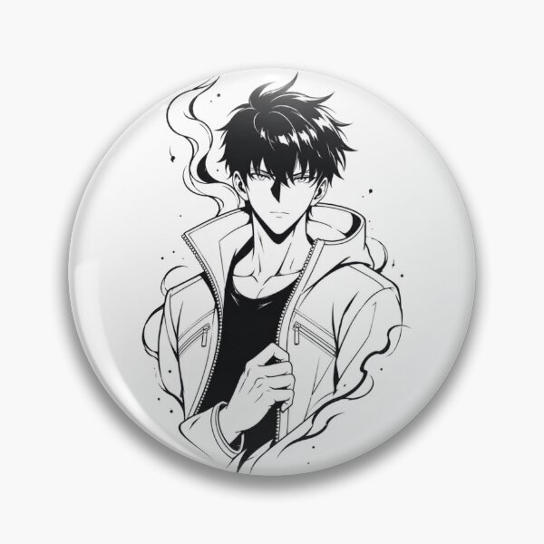 Item preview, Monarch of Shadows — Sung Jinwoo Icon Anime Solo Leveling designed and sold by TheStickLab.