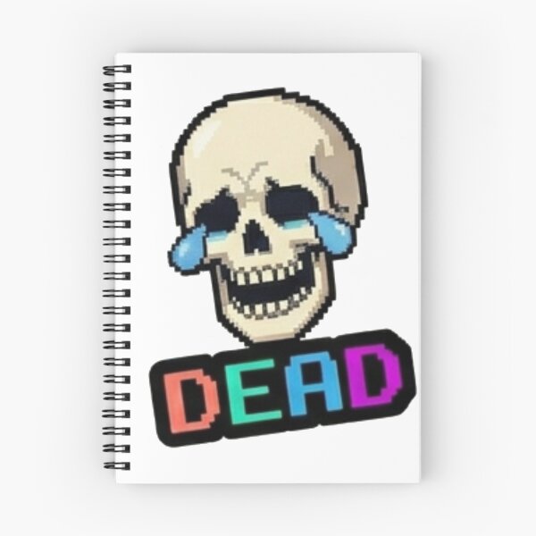 Item preview, I am Dead Crying Skull Pixel Art Funny Slang designed and sold by Rehnair.
