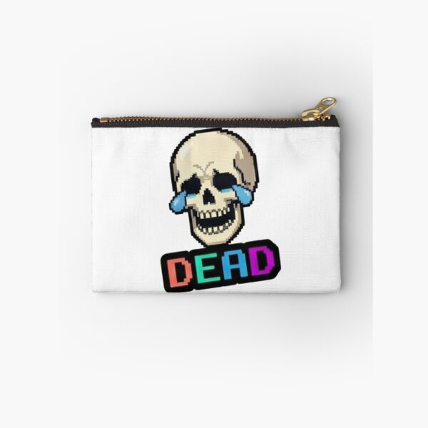 Item preview, I am Dead Crying Skull Pixel Art Funny Slang designed and sold by Rehnair.