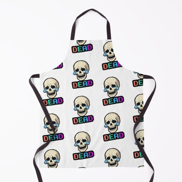 Item preview, I am Dead Crying Skull Pixel Art Funny Slang designed and sold by Rehnair.