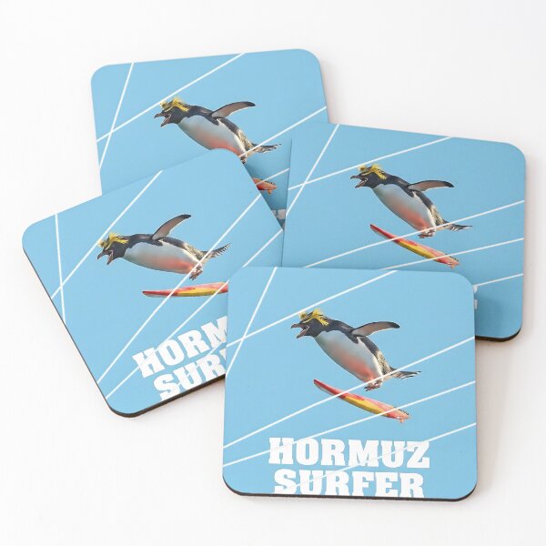 Item preview, Hormuz Surfer - Funny Geopolitical Satire Penguin Graphic Tee designed and sold by ToxicInkArt.