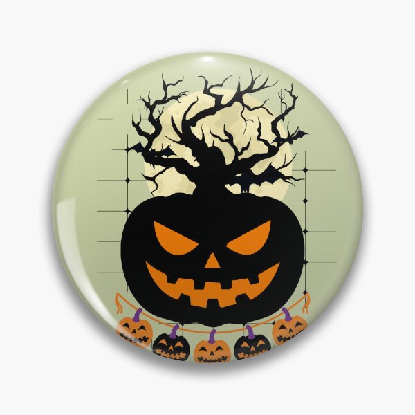 Item preview, Spooky Pumpkin Moon Halloween Graphic | Vintage Jack O' Lantern Horror Design designed and sold by Palette _Vibes.
