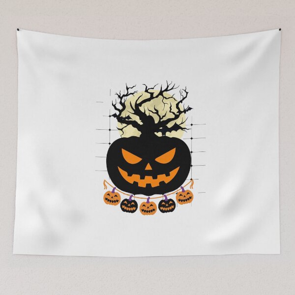 Item preview, Spooky Pumpkin Moon Halloween Graphic | Vintage Jack O' Lantern Horror Design designed and sold by Palette _Vibes.