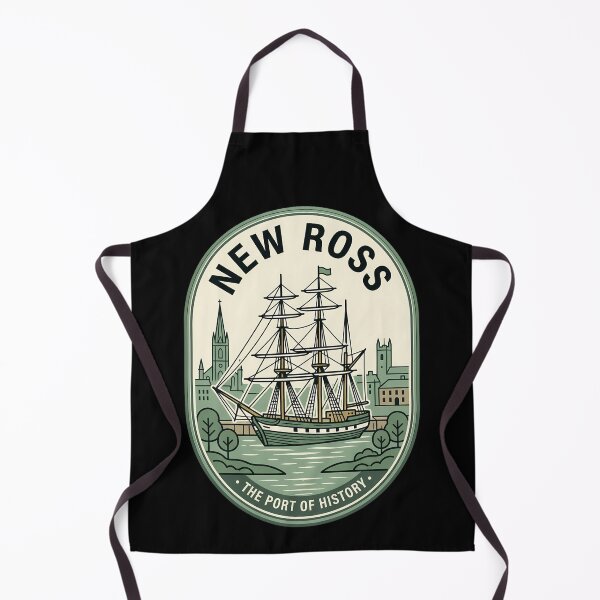 Item preview, New Ross Ireland Vintage Travel Emblem Sailing Ship designed and sold by k3rstman1.