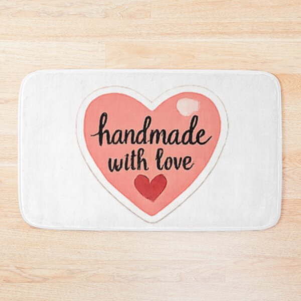 Item preview, Handmade with Love - Heart Shape Craft Tag designed and sold by sadedream.