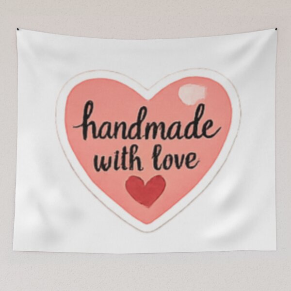 Item preview, Handmade with Love - Heart Shape Craft Tag designed and sold by sadedream.
