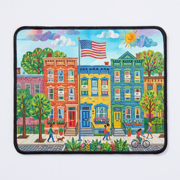 Item preview, My Neighborhood Chooses Peace designed and sold by Home Decor Art.