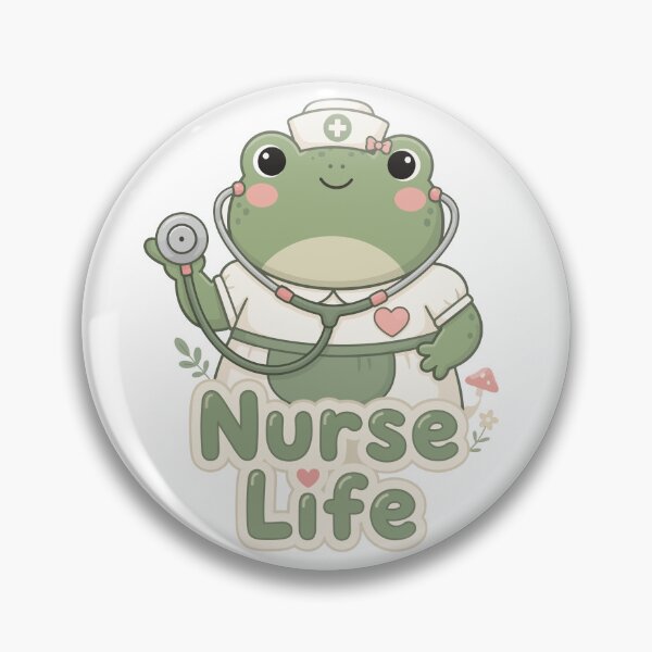 Item preview, Cute Frog Nurse Life Shirt | Goblincore Nurse Gift RN designed and sold by diegomenjivar92.