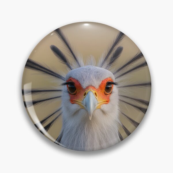 Item preview, secretary bird designed and sold by ArtfulPlay.