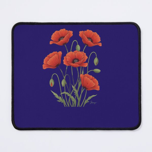 Item preview, Red Poppies Flower Art designed and sold by Mattigiov.