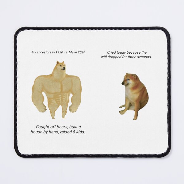 Item preview, Buff Doge meme designed and sold by Xyshope.