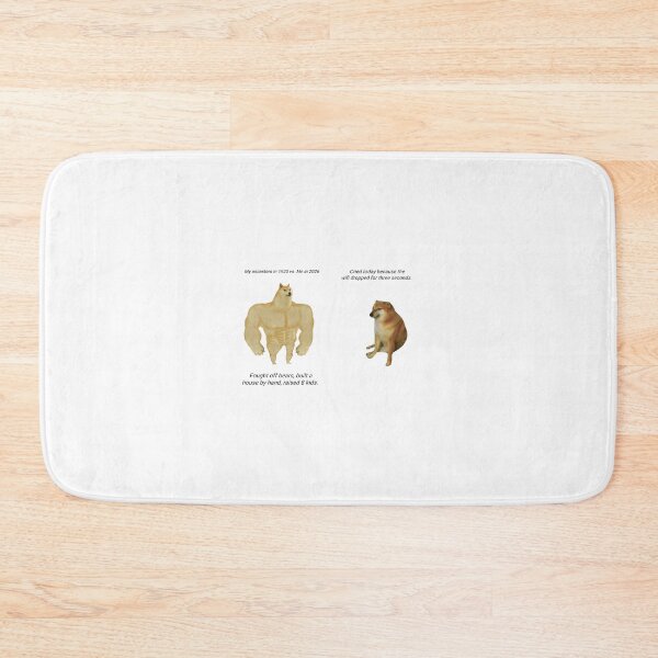 Item preview, Buff Doge meme designed and sold by Xyshope.