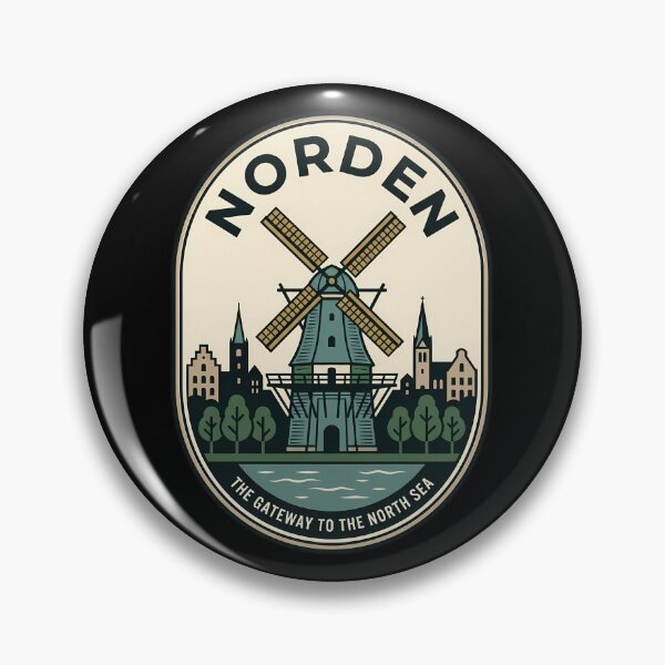 Item preview, Norden Germany Vintage Travel Emblem North Sea designed and sold by k3rstman1.