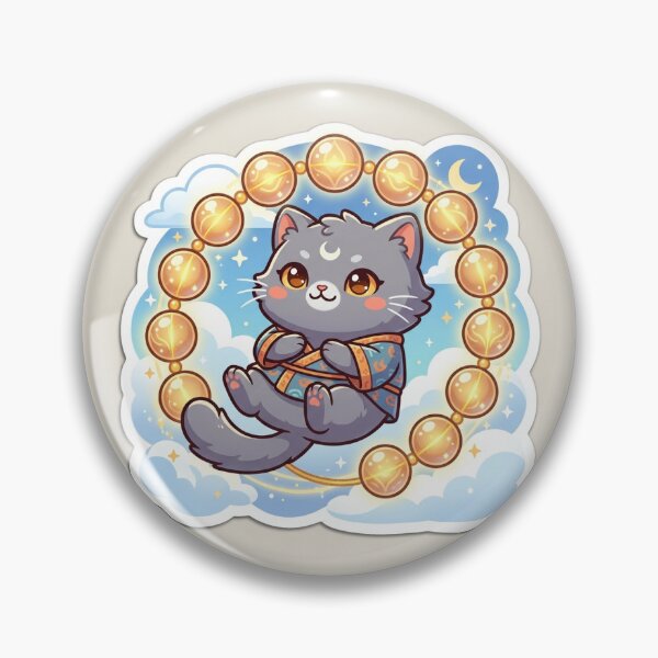 Item preview, Chibi Cat Buddha Cultivation Sticker designed and sold by uegi.