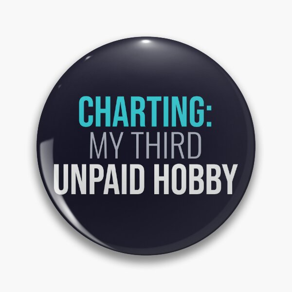 Item preview, Charting My Third Unpaid Hobby Funny Nurse Mug Sticker designed and sold by RidgelinePress.