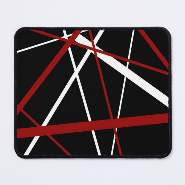 Item preview, Modern Line Urban Geometry Black White Red designed and sold by taiche.