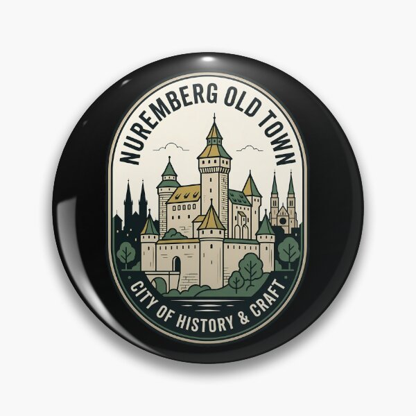 Item preview, Nuremberg Old Town Vintage Travel Emblem Germany designed and sold by k3rstman1.
