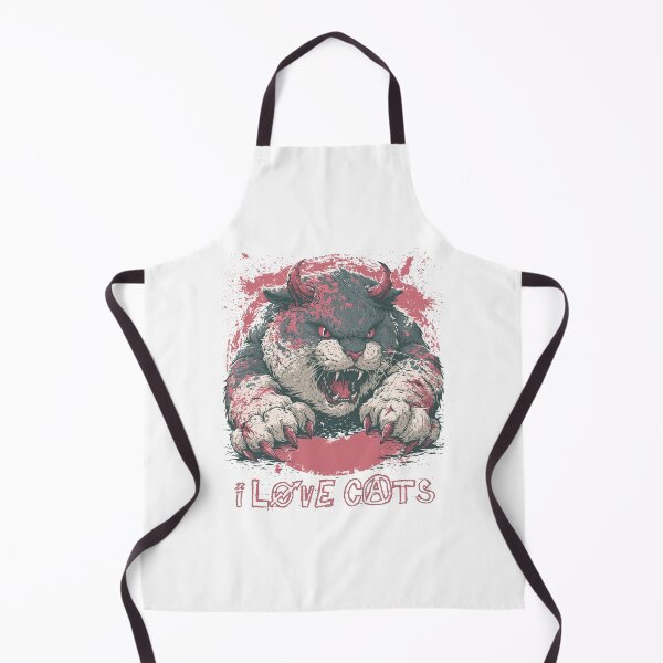 Item preview, I Love Cats Devil Cat | Cheeky Gothic Cat Lover Funny Black Cat Art designed and sold by Ignorant-Artist.