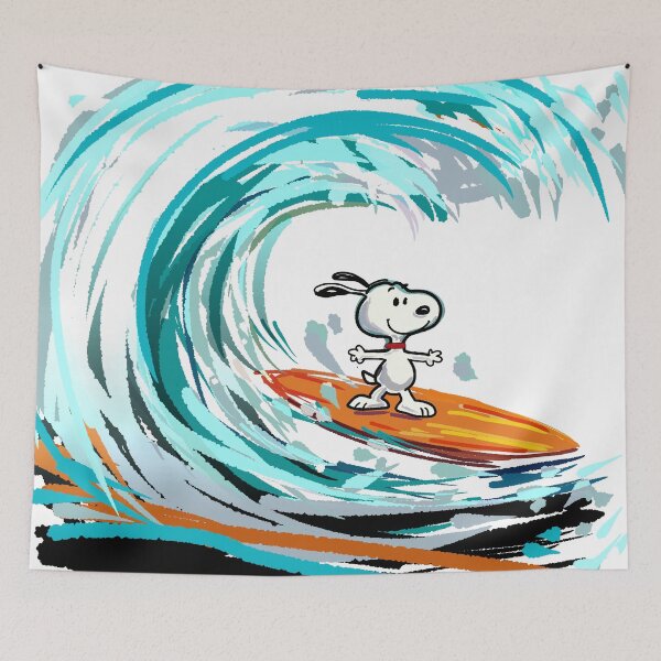Item preview, Snoopy Surfing designed and sold by Tanya Zevallos.